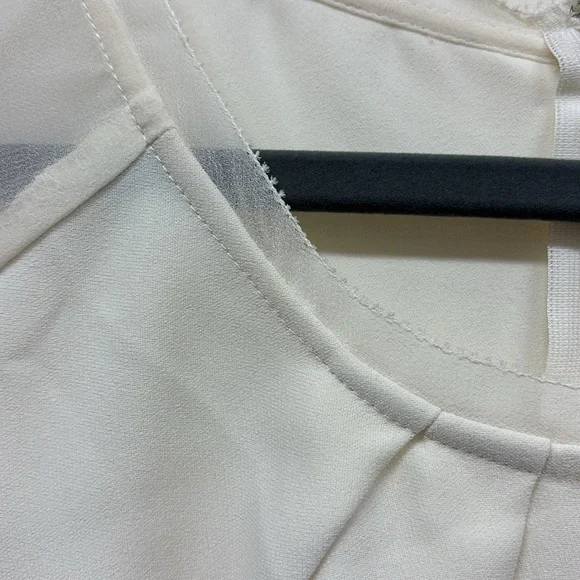 NWT Soft Surroundings Ecru Blouse - Picture 4 of 7